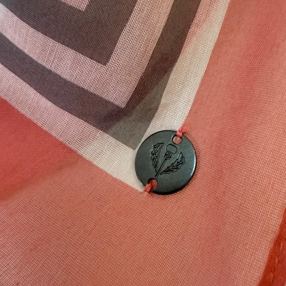 Fraas Cotton-Silk Blend Floral Scarf – New with tag - Picture 9 of 14